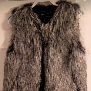 Womens fur vest
